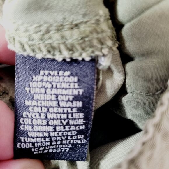 Sanctuary Fatigue Green Tencel Pull ON Joggers Size L - Picture 5 of 6